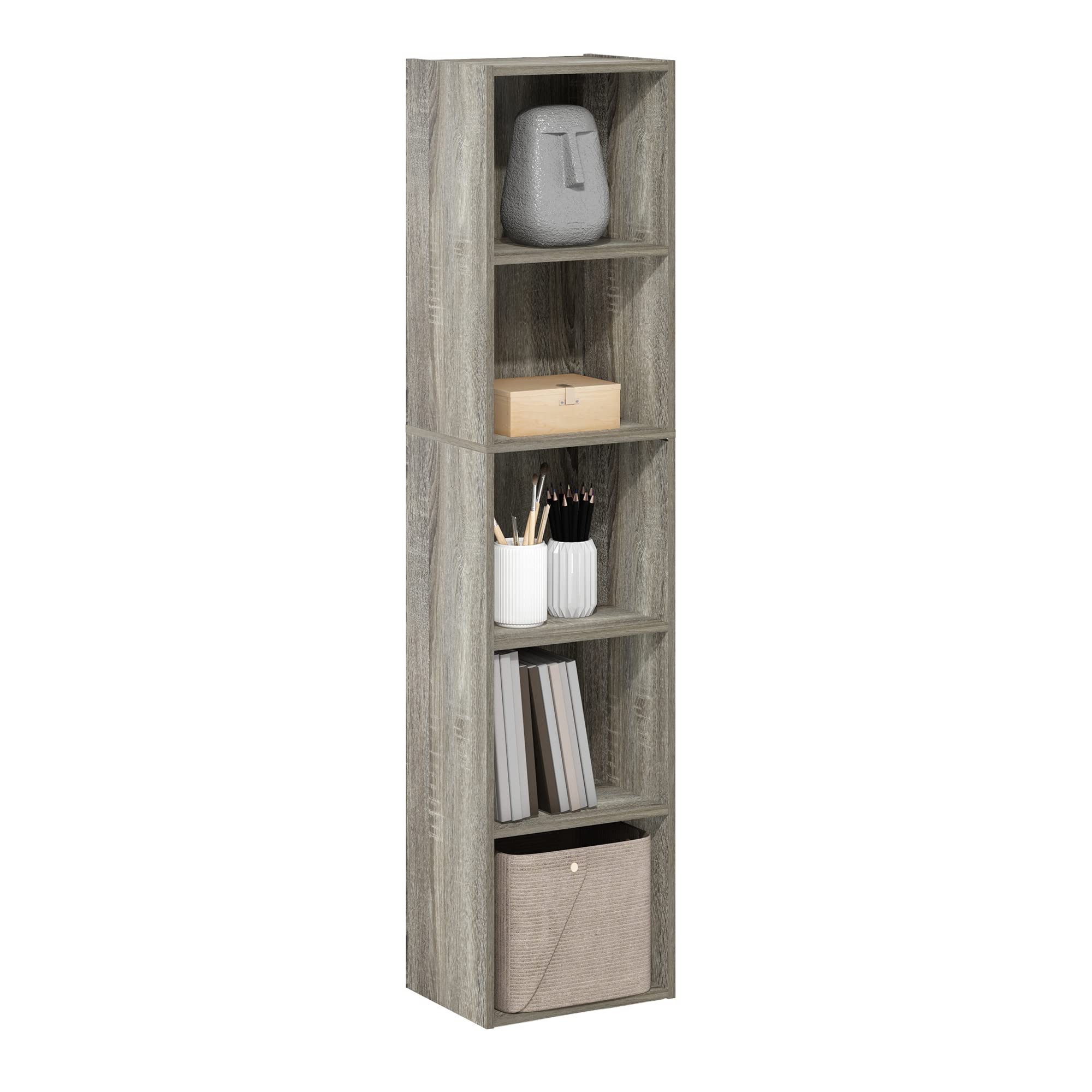 Amazon.com: Furinno PASIR Book Shelf, 5-Tier Modern Bookshelf